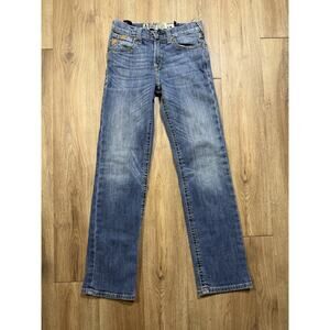 Women’s Blue Wash Ariat Denim B5 Slim Straight Leg Jeans Size 25x28